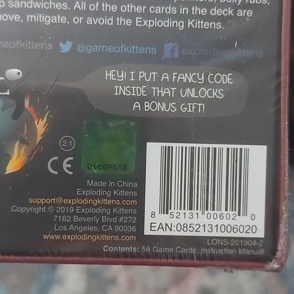 🎮 Exploding Kittens – Original Edition Card Game 🐱💥 - Picture 3 of 3